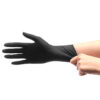 Fromm REUSABLE BLACK LATEX GLOVES - 12 PACK - Image 2