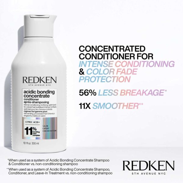 Redken ACIDIC BONDING CONCENTRATE CONDITIONER FOR DAMAGED HAIR-Benefits